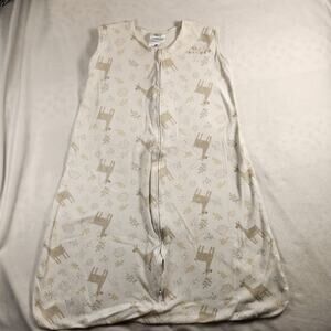 HALO SleepSack Wearable Blanket - 100% Cotton Llama 0.5 TOG - Large 12 months